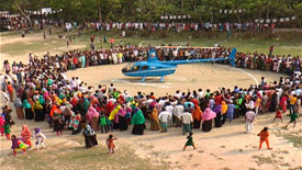 হেলিকপ্টারে ইউপি নির্বাচনের প্রচারণা