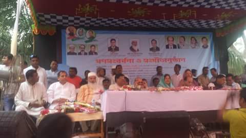 টঙ্গিবাড়ীতে বিএফইউজের মহাসচিব সহ দুই মেয়র কে সংবর্ধনা