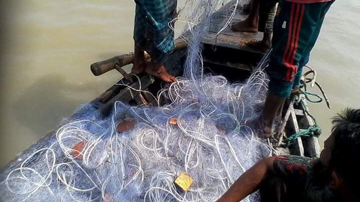 মুন্সিগঞ্জে কারেন্ট জাল জব্দ