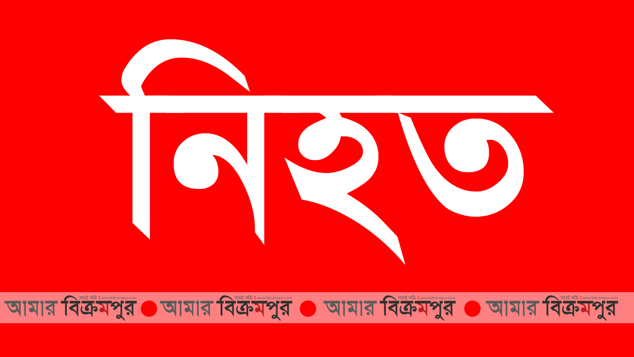 মুন্সিগঞ্জে বাস চাপায় বাইক চালক নিহত