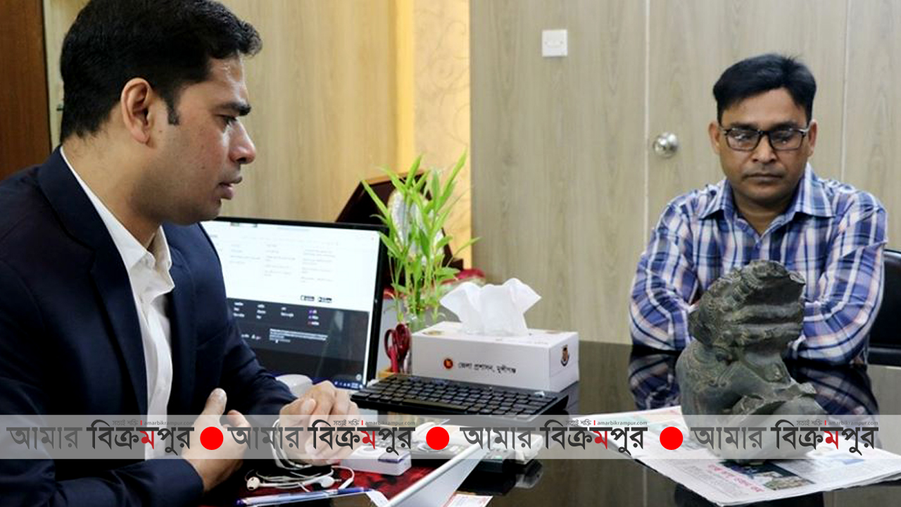 মুন্সিগঞ্জে পুকুরে মাছ ধরতে গিয়ে পাওয়া গেলো ‘মূর্তি’