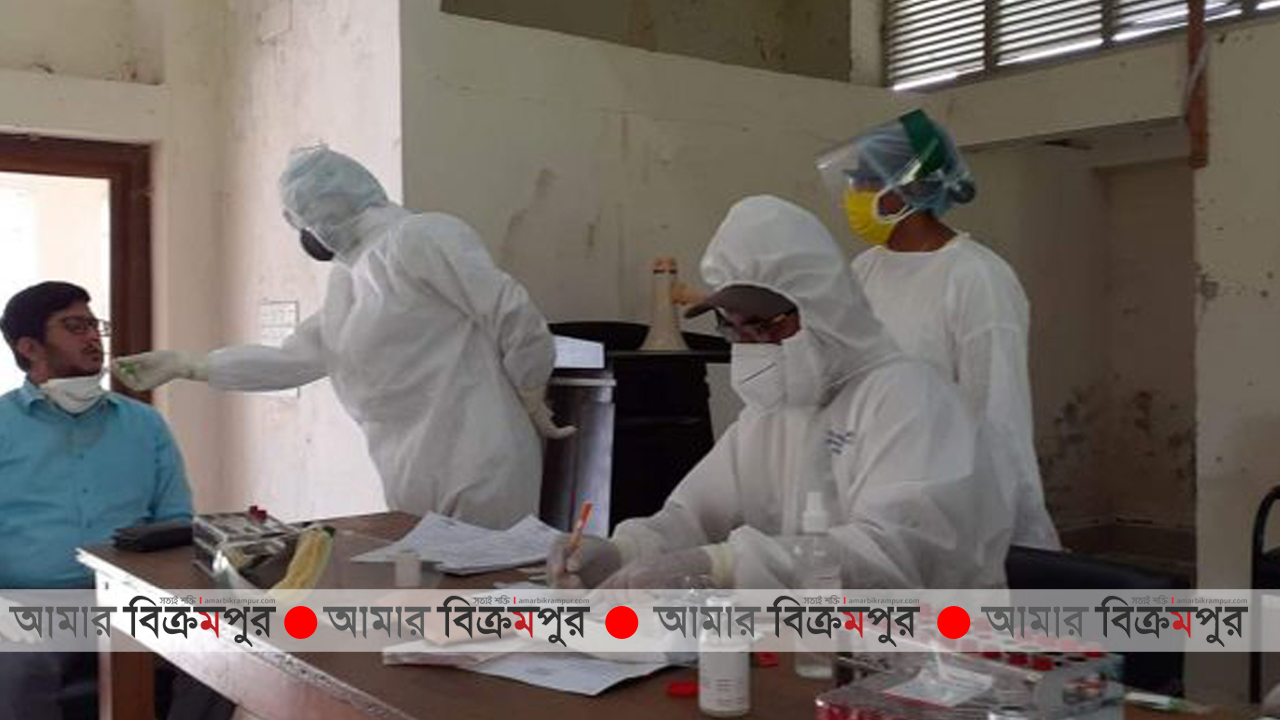 গজারিয়ায় ১ দিনে উপজেলা নির্বাহী কর্মকর্তাসহ ৬০ জনের সোয়াব সংগ্রহ