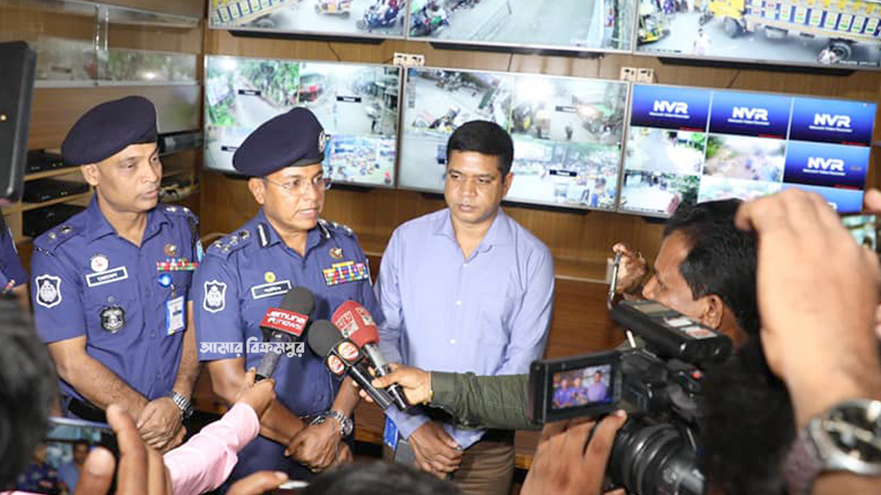 সিসিটিভি ক্যামেরার আওতায় মুন্সিগঞ্জ শহর