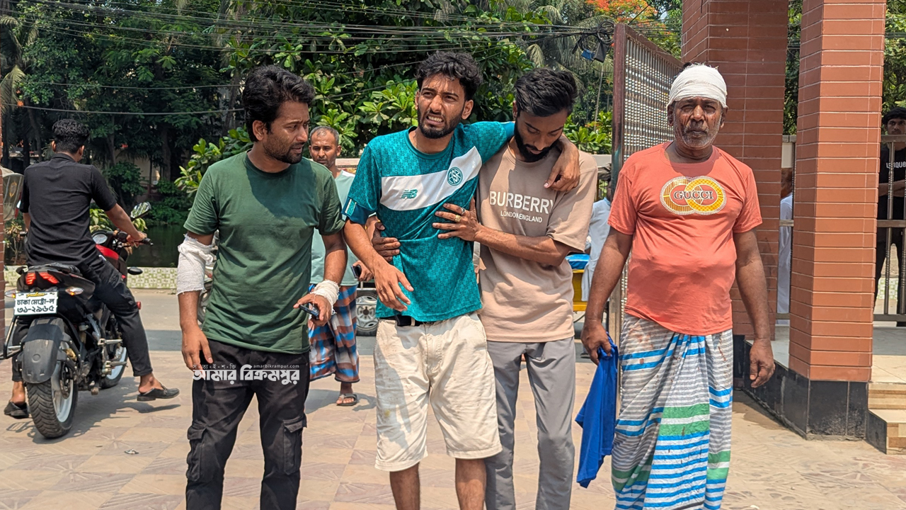 মুন্সিগঞ্জ সদরে জমি সংক্রান্ত বিরোধের জেরে রামদা-ছুরি নিয়ে হামলায় আহত ৪