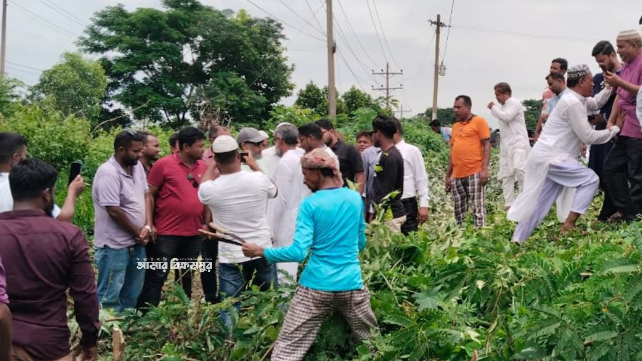 মহাসড়কে ছিনতাই-ডাকাতি রোধে ঝোপঝাড় পরিষ্কারে বিএনপি নেতা কামরুজ্জামান রতন